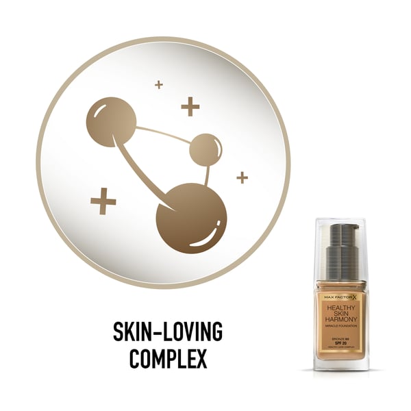 Max Factor Healthy Skin Harmony 30 ml Pumpeflaske Creme 80 Bronze