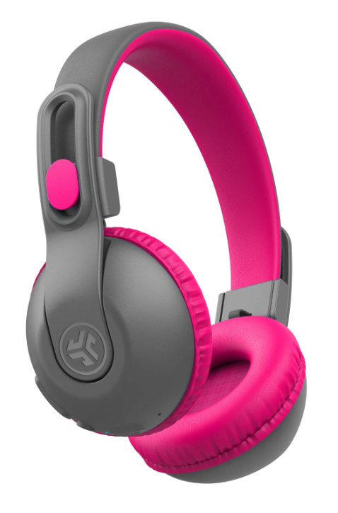 JLab JBuddies Studio 2 Headset Kabel & trådløs Opkald/musik USB Type-C Bluetooth Grå, Lyserød