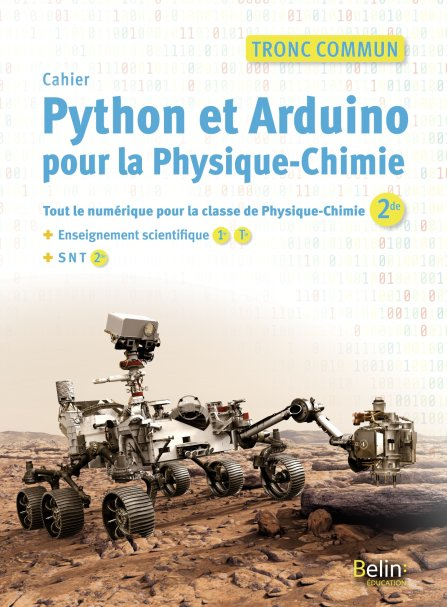 Python Et Arduino Pour La Physique-Chimie Lycée Tronc Commun bog 96 Sider