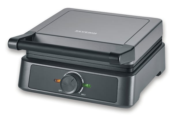 Miniatyrbillede 2 af 9: Severin 10002125000 2 vaffel/vafler 1600 W Anthracit, Sort