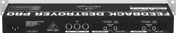 Miniatyrbillede 5 af 6: Behringer FBQ2496 audio equalizer