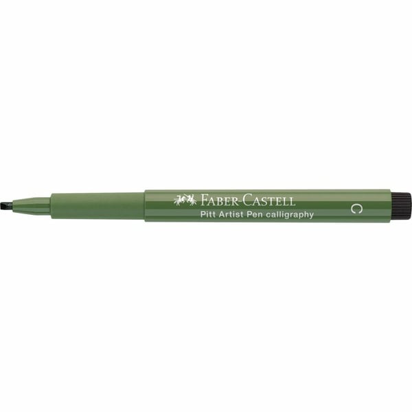Miniatyrbillede 3 af 6: Faber-Castell 167574 kalligrafipen Grøn 1 stk