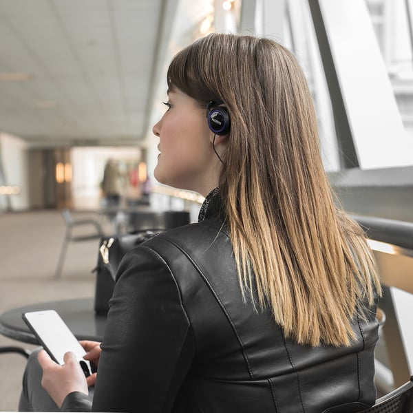 Koss BT221I Headset Trådløs Ørekrog Sport Bluetooth Sort, Blå