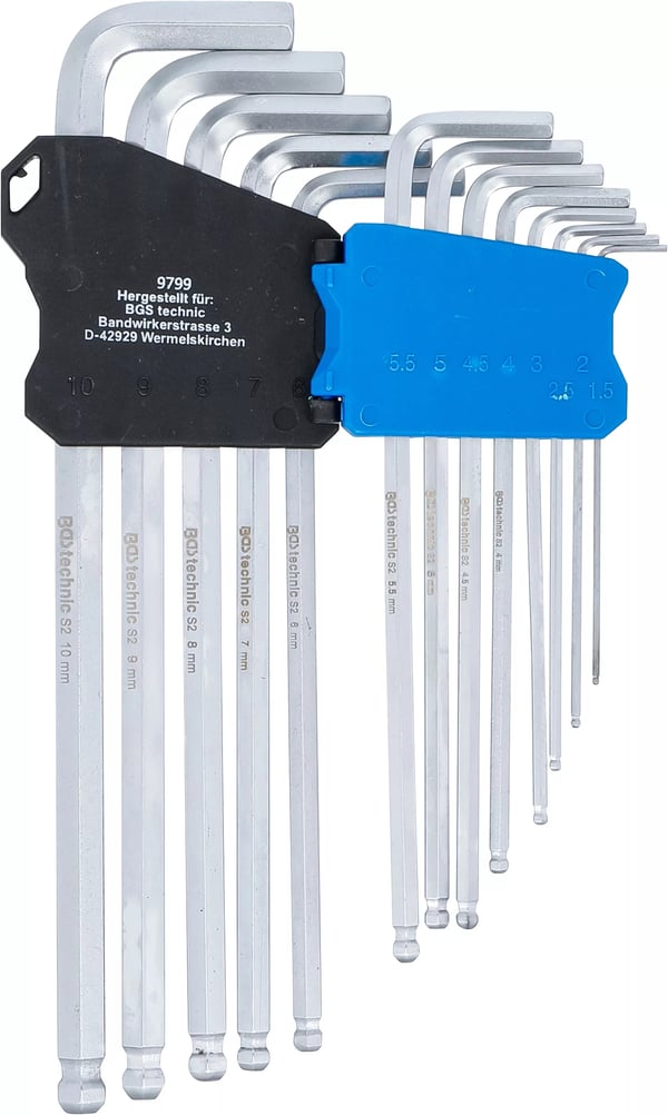 Miniatyrbild 3 av 5: BGS technic L-Type Wrench Set