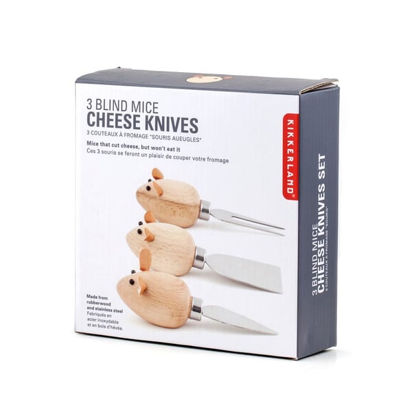 Kikkerland CHS08 ost servering kit 3 stk