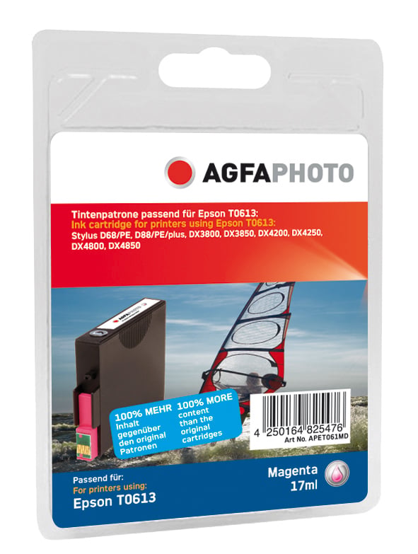 AgfaPhoto APET061MD blækpatron 1 stk Magenta