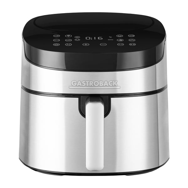 Gastroback Design Air Pro XXL Single 6,5 l Fristående 1600 W Varmluftsfritös Svart, Rostfritt stål