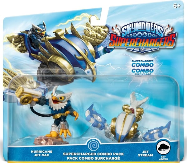 Activision Skylanders: SuperChargers, Dual Pack Hurricane Jet-Vac + Jet Stream Activision Skylanders: SuperChargers, Dual Pack Hurricane Jet-Vac + Jet Stream