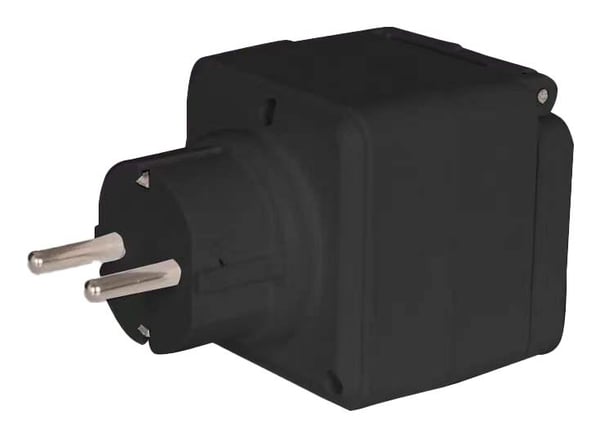Denver PLO-108 smart plug Musta