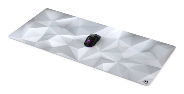 ENDORFY Crystal Onyx White XL Spelmusmatta Svart, Vit