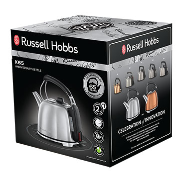 Russell Hobbs K65 Anniversary Kettle vattenkokare 1,2 l 2400 W Rostfritt stål
