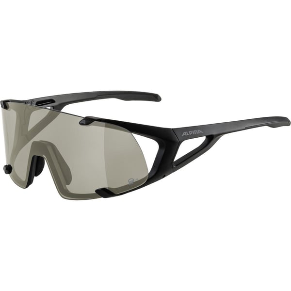 Miniatyrbillede 1 af 4: Alpina Sports HAWKEYE Q-LITE Multisport briller Unisex Semi uden kant Sort