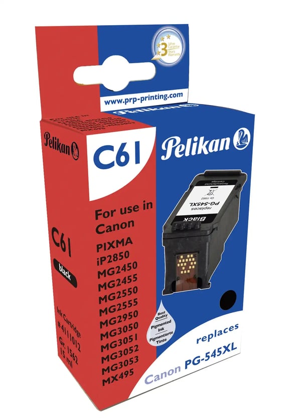 Miniatyrbillede 2 af 3: Pelikan 4111012 blækpatron 1 stk Kompatibel Sort