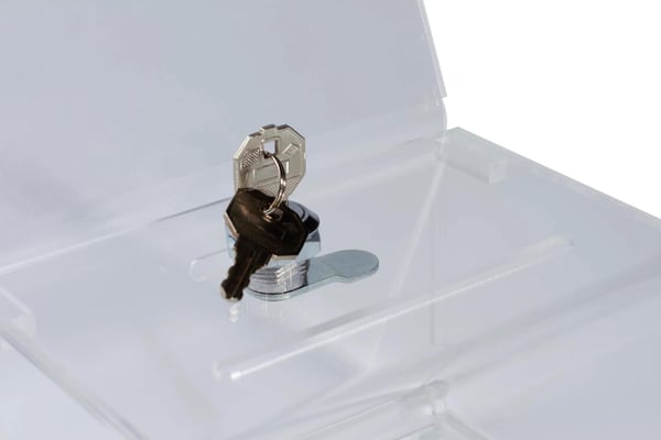Miniatyrbillede 6 af 7: Exacompta 89358D skilteholder & informationsstativ A6 Akryl, Polymethylmethacrylat (PMMA) Transparent