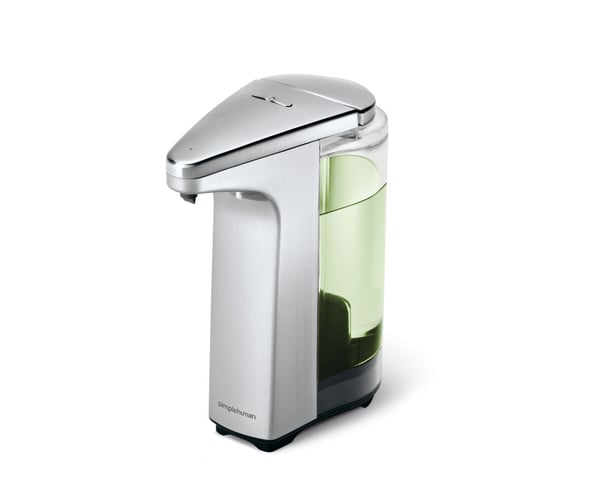 Miniatyrbild 1 av 2: simplehuman ST1023 tvåldispenser 0,237 l Nickel