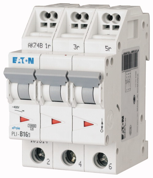 Eaton PLI-B16/3 kredsløbsafbryder Miniature strømafbryder Type B