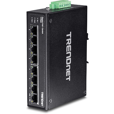 Miniatyrbillede 1 af 4: Trendnet TI-PG80 netværksswitch Ikke administreret L2 Gigabit Ethernet (10/100/1000) Strøm over Ethernet (PoE) Sort