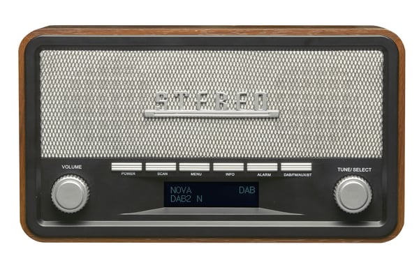 Denver DAB-18 Personligt Analog & digital Sort, Grå