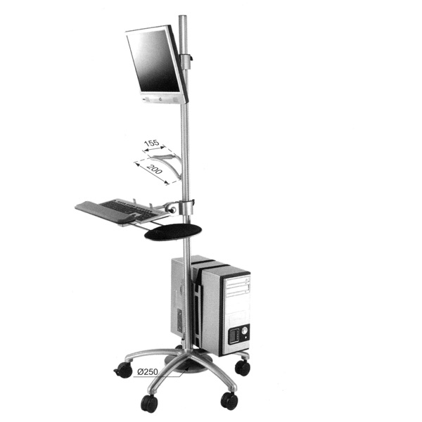 ROLINE LCD TV + PC Mobile Computing Platform 180 cm