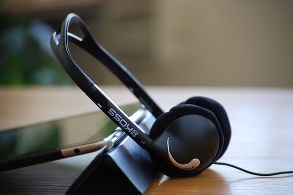 Miniatyrbillede 2 af 4: Koss KPH25 Hovedtelefoner Ledningsført Headset Musik Sort