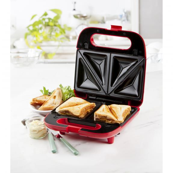 Domo DO9242W vaffeljern 2 vaffel/vafler 750 W Rød