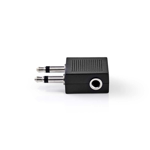 Nedis CAGB22970BK kabel kønsskifter 2x 3.5 mm Sort