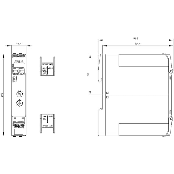 Pikkukuva 2 / 5: Siemens 3RP2525-1AW30 sähkörele
