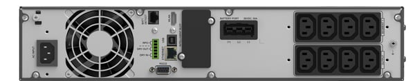 Miniatyrbillede 4 af 4: PowerWalker VFI 1500 ICR IoT UPS-enhed Dobbeltkonvertering (online) 1,5 kVA 1500 W 8 AC stikkontakt(er)