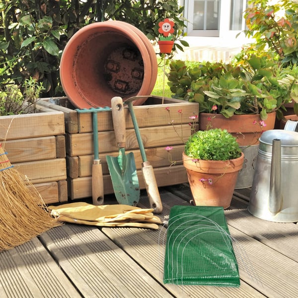 Relaxdays 10045384 geotextil/markduk