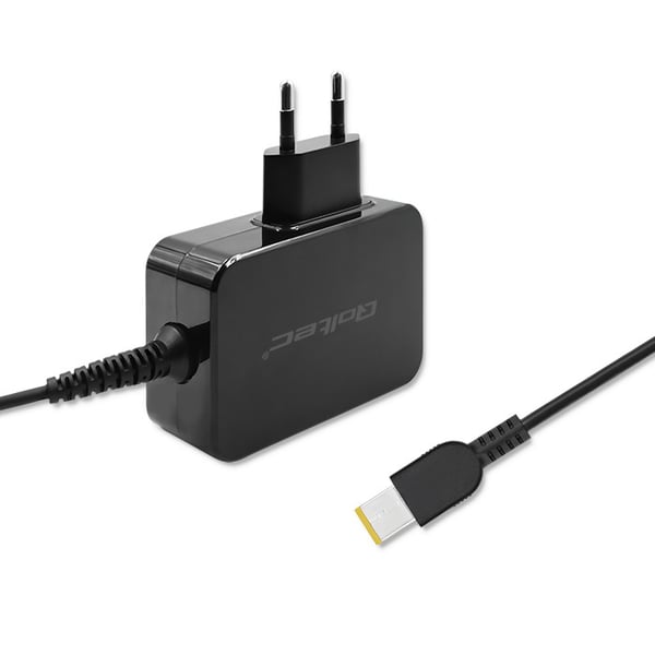 Qoltec 51035 virta-adapteri ja vaihtosuuntaaja Sisätila 45 W Musta