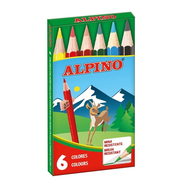 Alpino AL010651 färgpennor Multifärg 6 styck Alpino AL010651 färgpennor Multifärg 6 styck