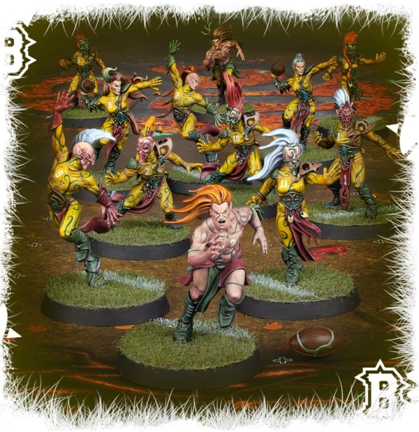 Games Workshop The Athelorn Avengers Wood Elf Blood Bowl Team