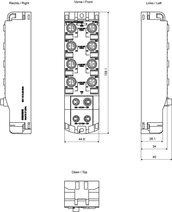 Miniatyrbillede 2 af 4: Siemens 6ES7147-5JJ00-0BA0 fieldbus modul