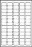 Avery Clear Mini Label- Ink jet - J8551 Transparent