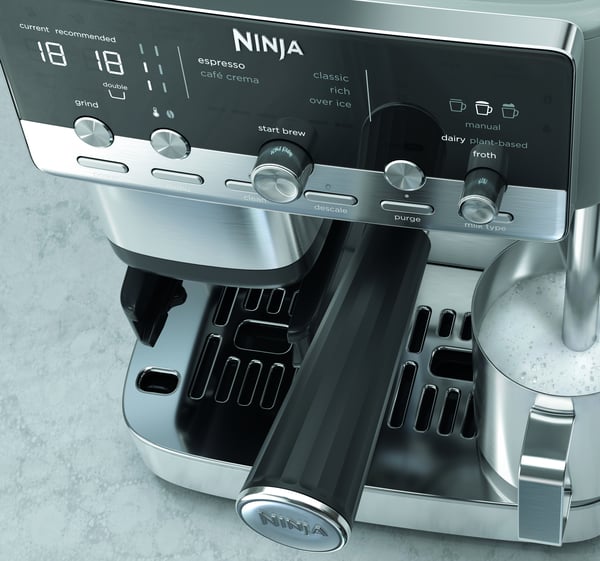 Miniatyrbild 10 av 13: Ninja Luxe Café MINI Plus Halvautomatisk Espressomaskin 1,3 l