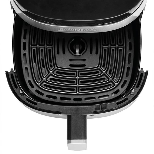 Gastroback Design Air Pro Enkelt 3,7 L Enkeltstående 1300 W Varmluftsteger Sort, Rustfrit stål