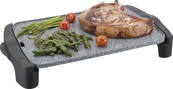 JATA GR558 elektrisk grill Fritstående 2500 W Sort, Grå