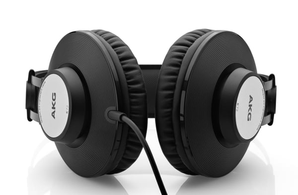AKG K72 Hörlurar Kabel Huvudband Scen/studio Svart, Vit