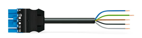 Wago 771-9985/207-301 signalkabel 3 m Sort, Blå