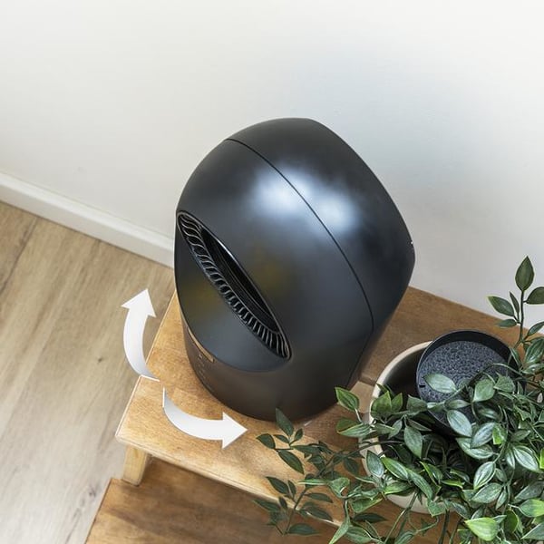 Cecotec ReadyWarm 8400 Bladeless Connected Sisätila Musta 1500 W Sähkökäyttöinen lämpötuuletin