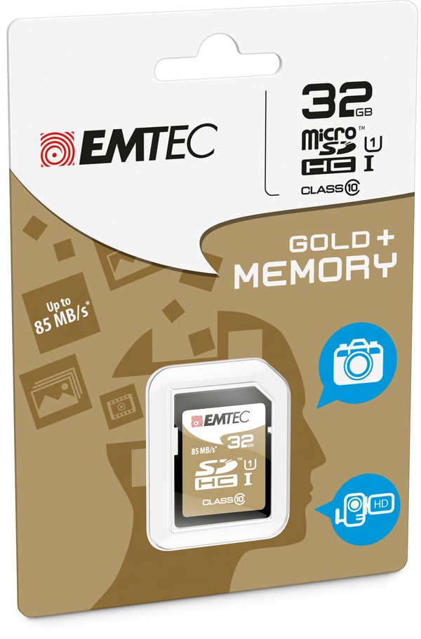 Emtec ECMSD32GHC10GP hukommelseskort 32 GB SDHC Klasse 10