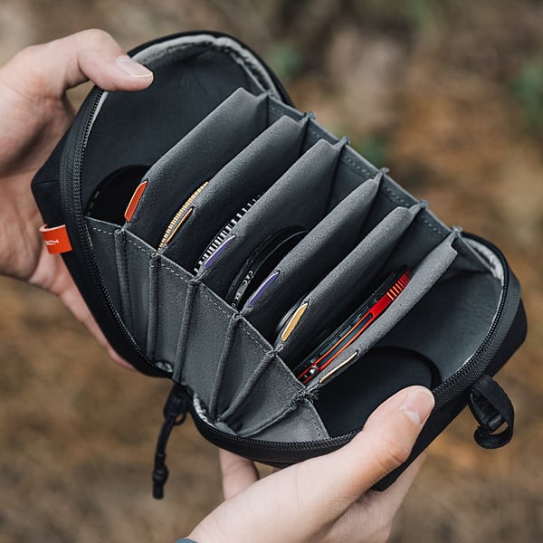 PGYTECH P-CB-254 Etui og dæksel til kameralinse Sort Polyester, Polyurethan Kompakt etui