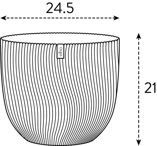 elho 3202102537900 urtepotte Grøn Plast 1 stk