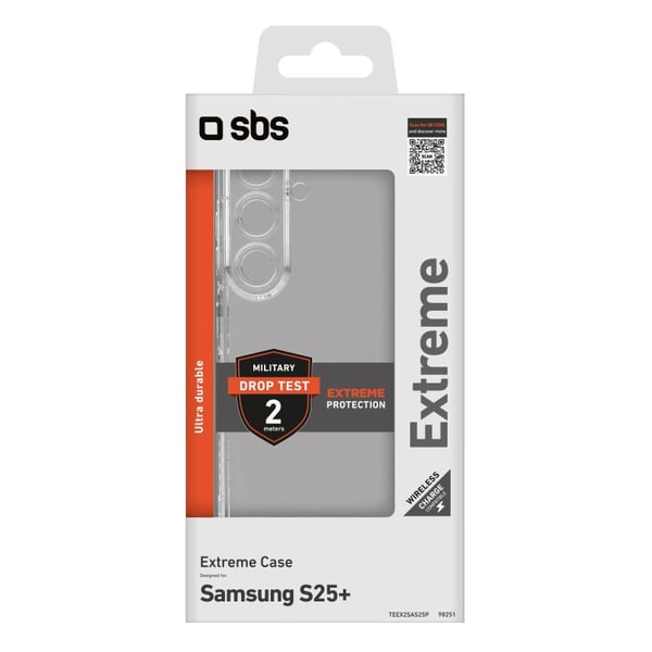 Miniatyrbild 2 av 2: SBS TEEX2SAS25P mobiltelefonfodral 16,5 cm (6.5") Mobilskal Transparent