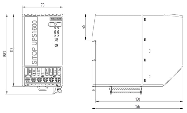 Miniatyrbild 2 av 5: Siemens 6EP4137-3AB00-1AY0 strömskydd (UPS)