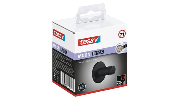 TESA MOON BLACK inomhus Handdukskrok Svart