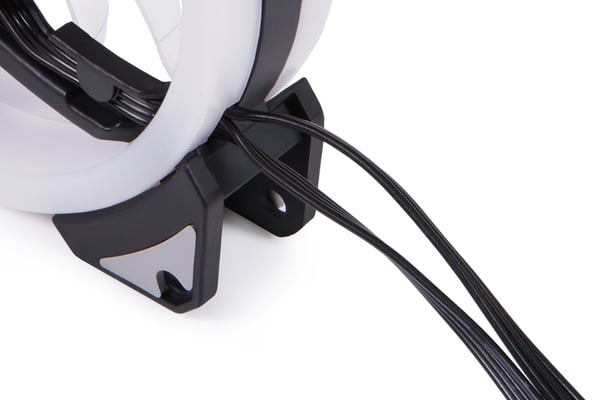 Alphacool 24814 Tietokoneen jäähdytysjärjestelmä Universaali Tuuletin 9,2 cm Musta, Läpinäkyvä, Valkoinen 1 kpl