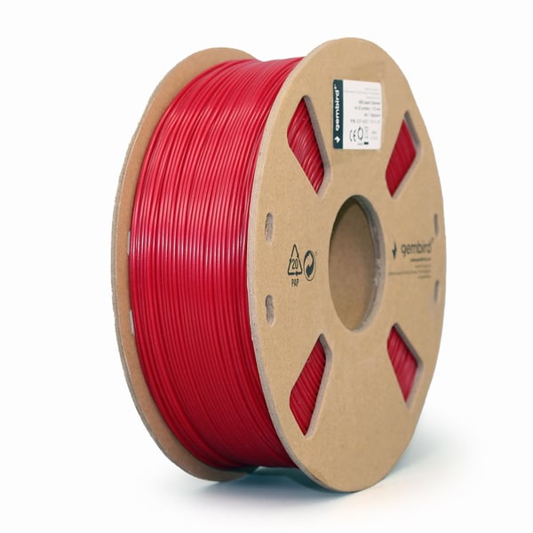 Gembird 3DP-ABS1.75-01-R 3D print materiale ABS Rød 1,4 kg