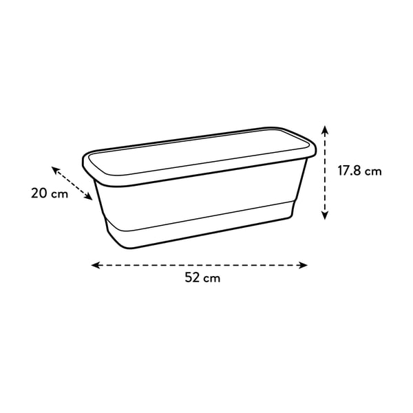 Miniatyrbillede 10 af 10: elho 8711904518516 plantekasse Udendørs Plast Grå