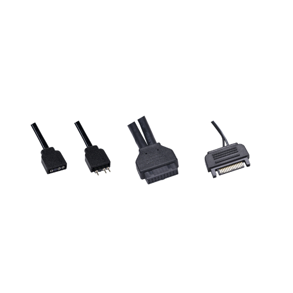 Miniatyrbillede 3 af 4: Lian Li LAN216-1 USB pin header (19 pin) Hvid